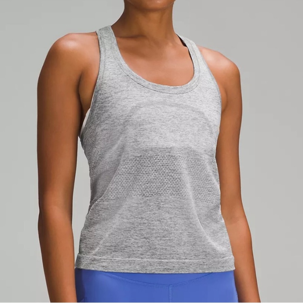Lululemon Swiftly Tech Racerback Tank Top 2.0 Size 2 Gray